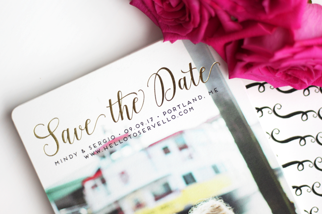 minted save the dates hello to servello