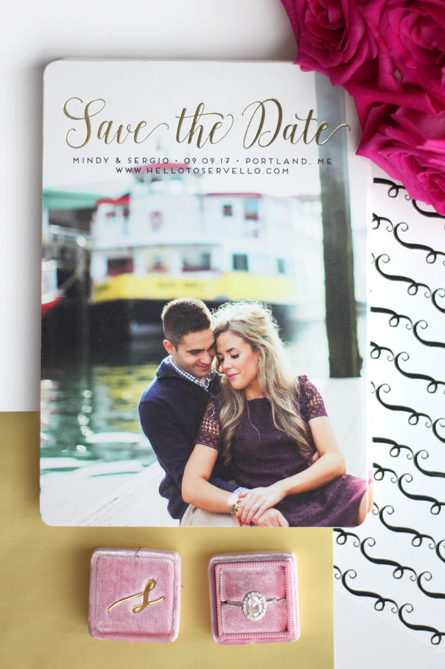 minted save the dates hello to servello