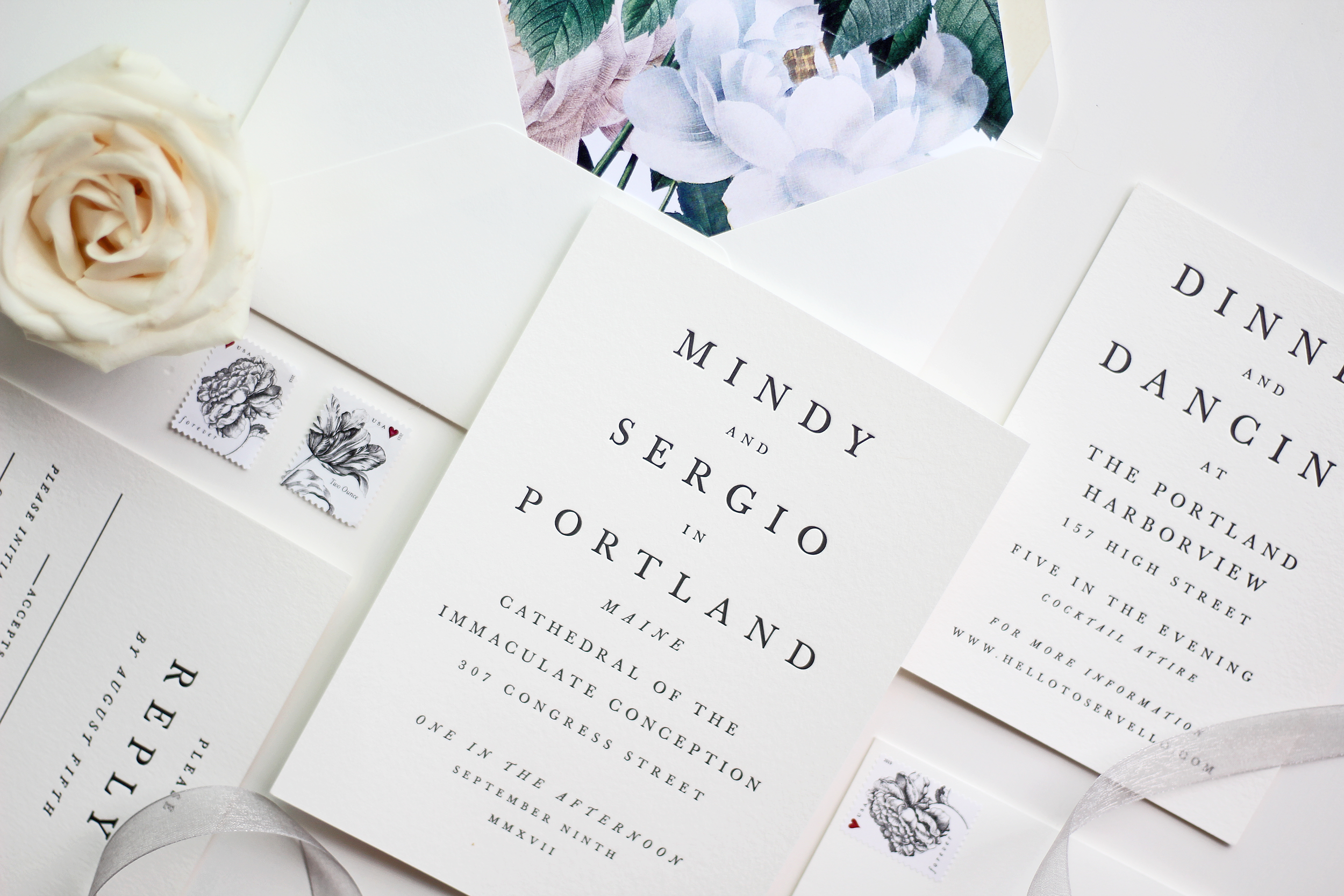 minted letterpress wedding invitations