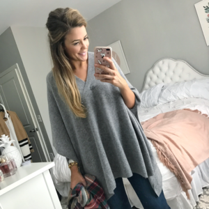 nordstrom anniversary sale cashmere poncho review