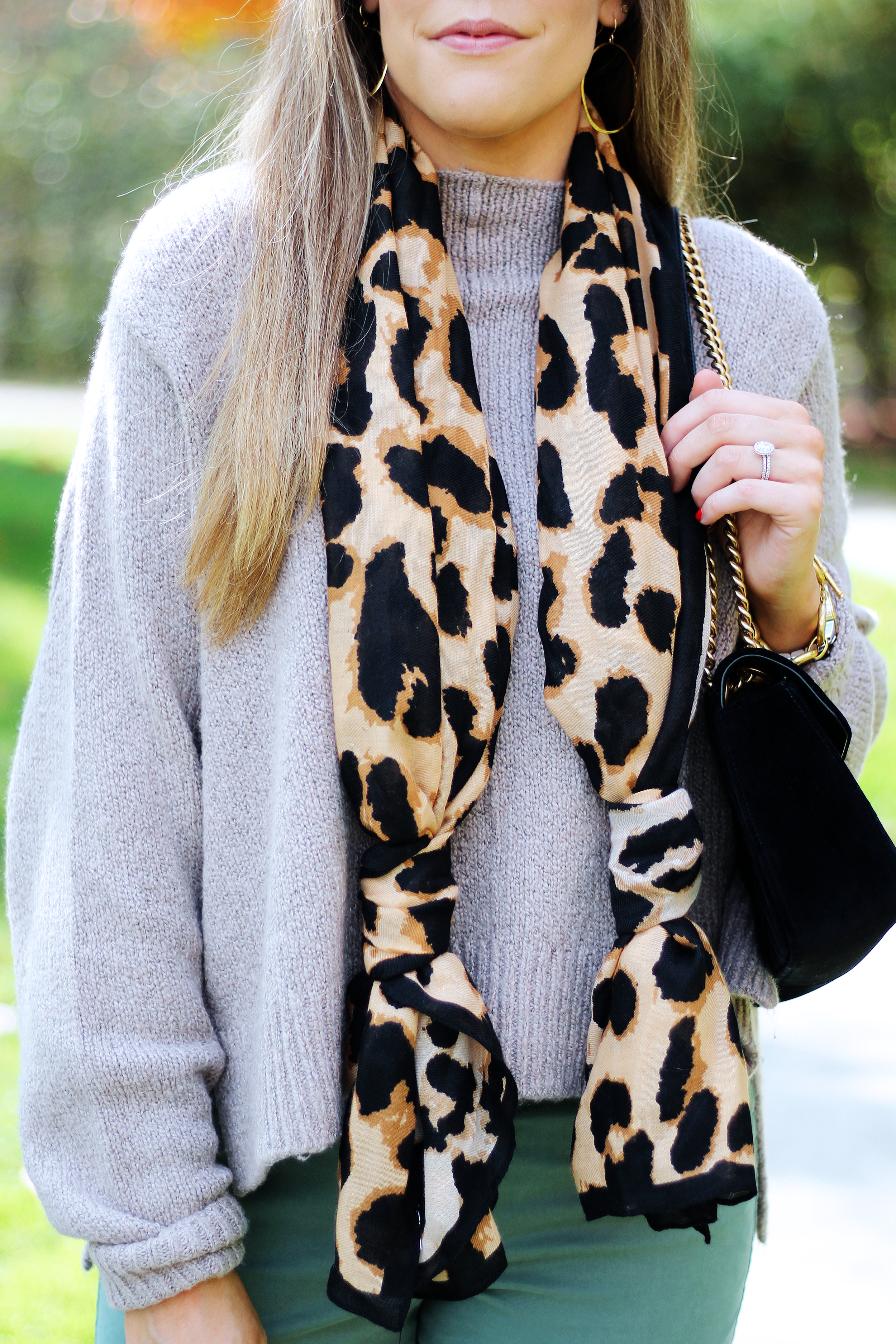 affordable leopard scarf