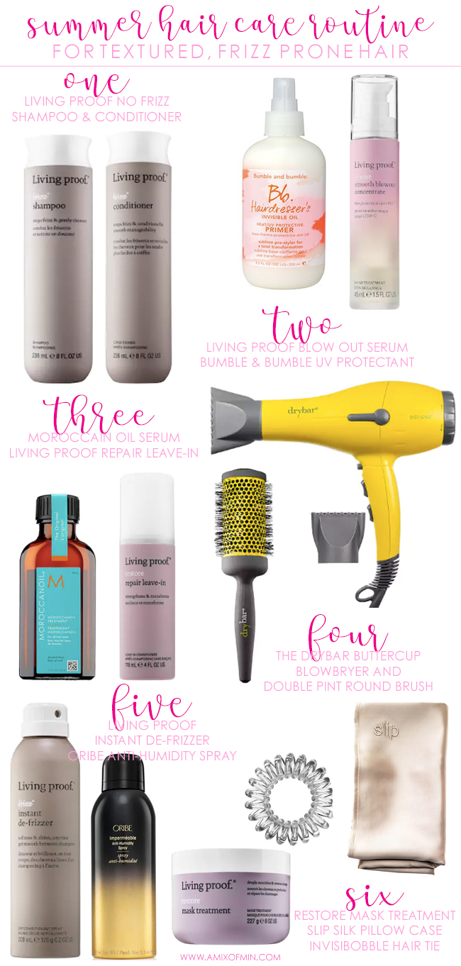 Summer Hair Care Routine for Frizz-Prone Hair