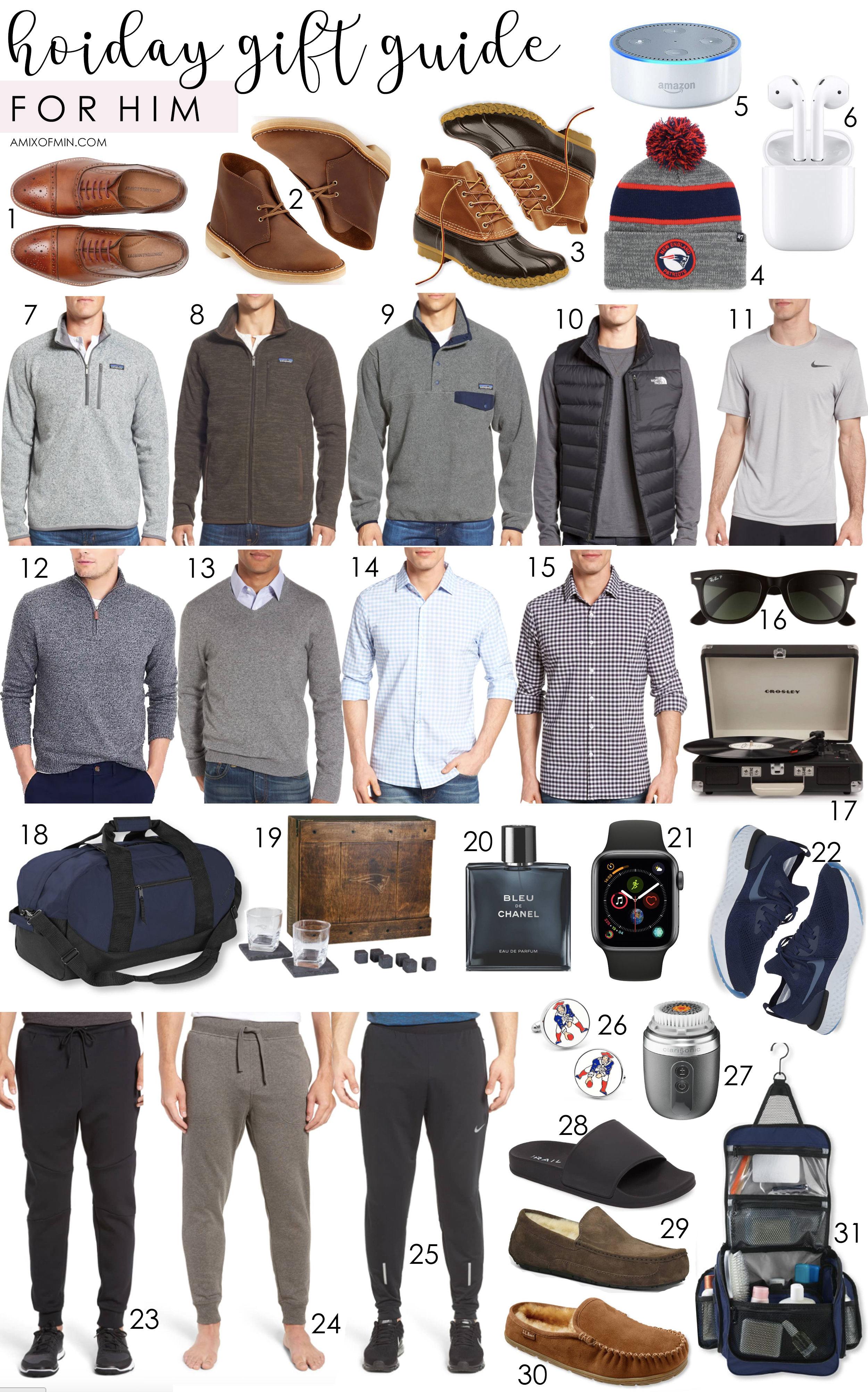 holiday gift guide him husband boyfriend brother