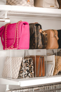 organizing storing handbags