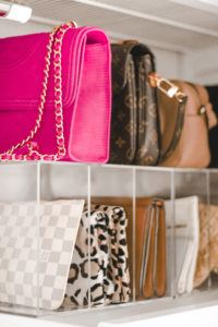 organizing storing handbags