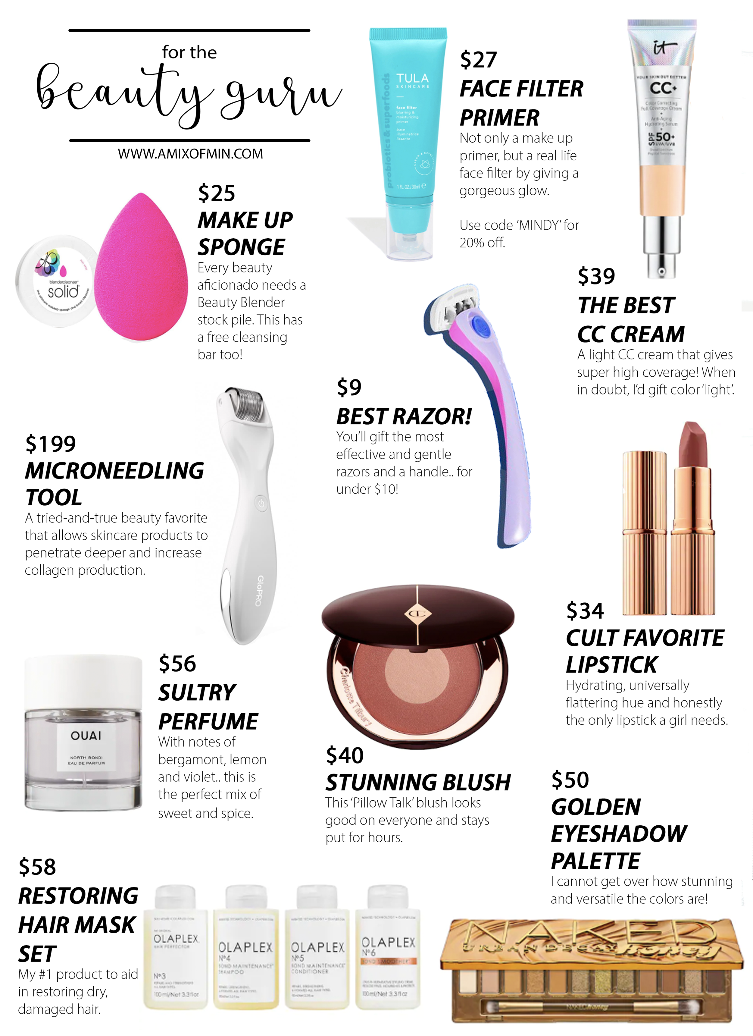 HOLIDAY GIFT GUIDE BEAUTY LOVER
