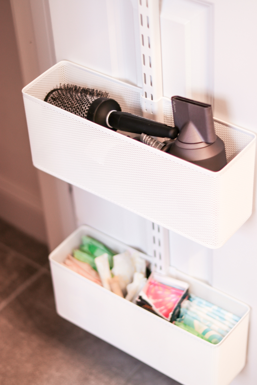 bathroom organization the container store