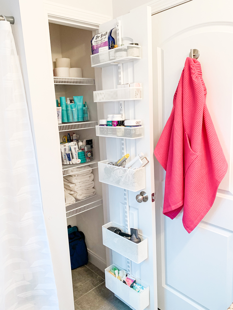 bathroom organization the container store