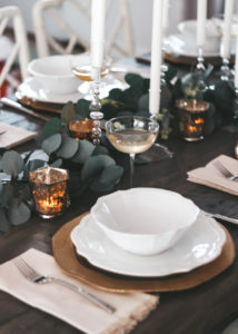 timeless fall tablescape