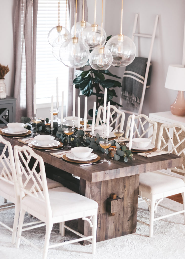timeless fall tablescape west elm emmerson dining table 1